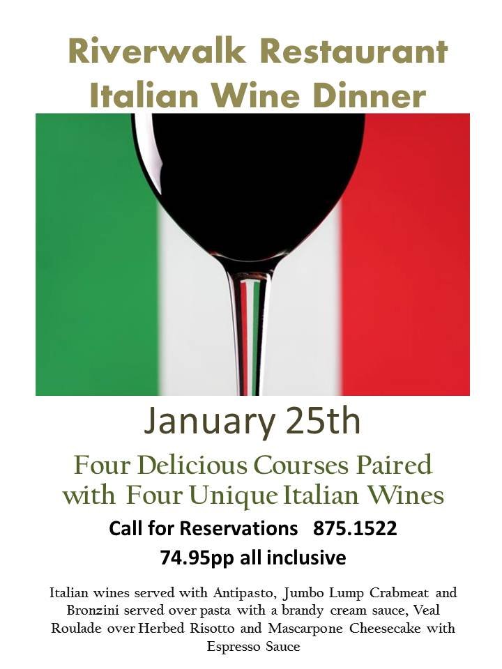 January 2013 Italian Wine Dinner